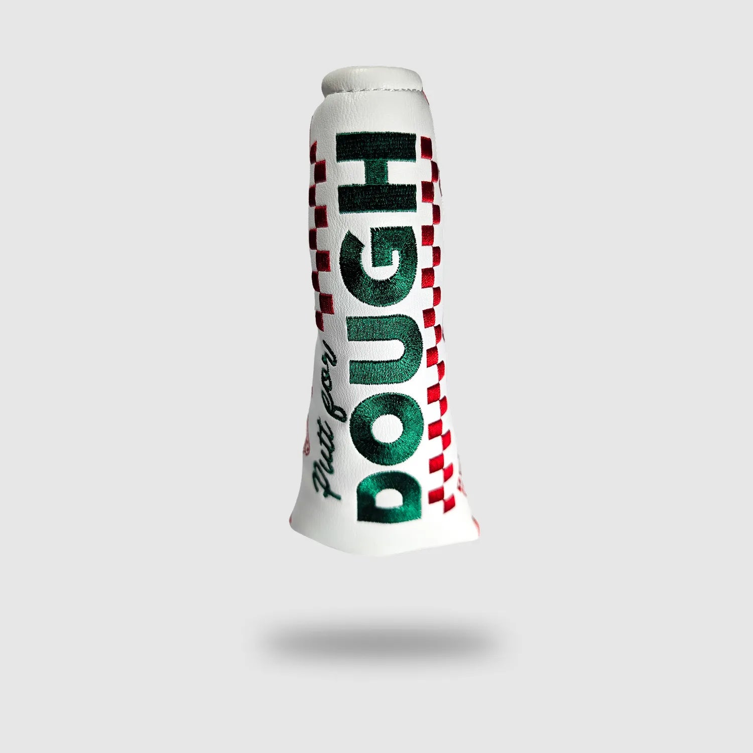 SINKING BIRDIES ブレードパターカバー Putt for Dough：DOUGHの文字がある側面